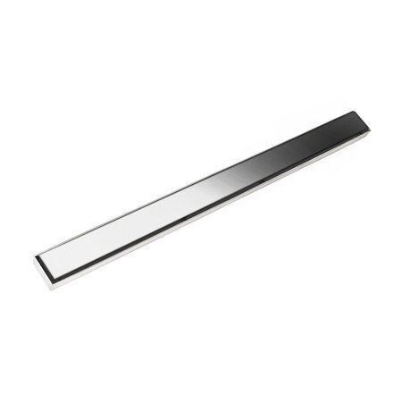 Infinity Drain 36" FX Series Complete Kit with Solid Grate in Polished Stainless FXSG_6536_PS